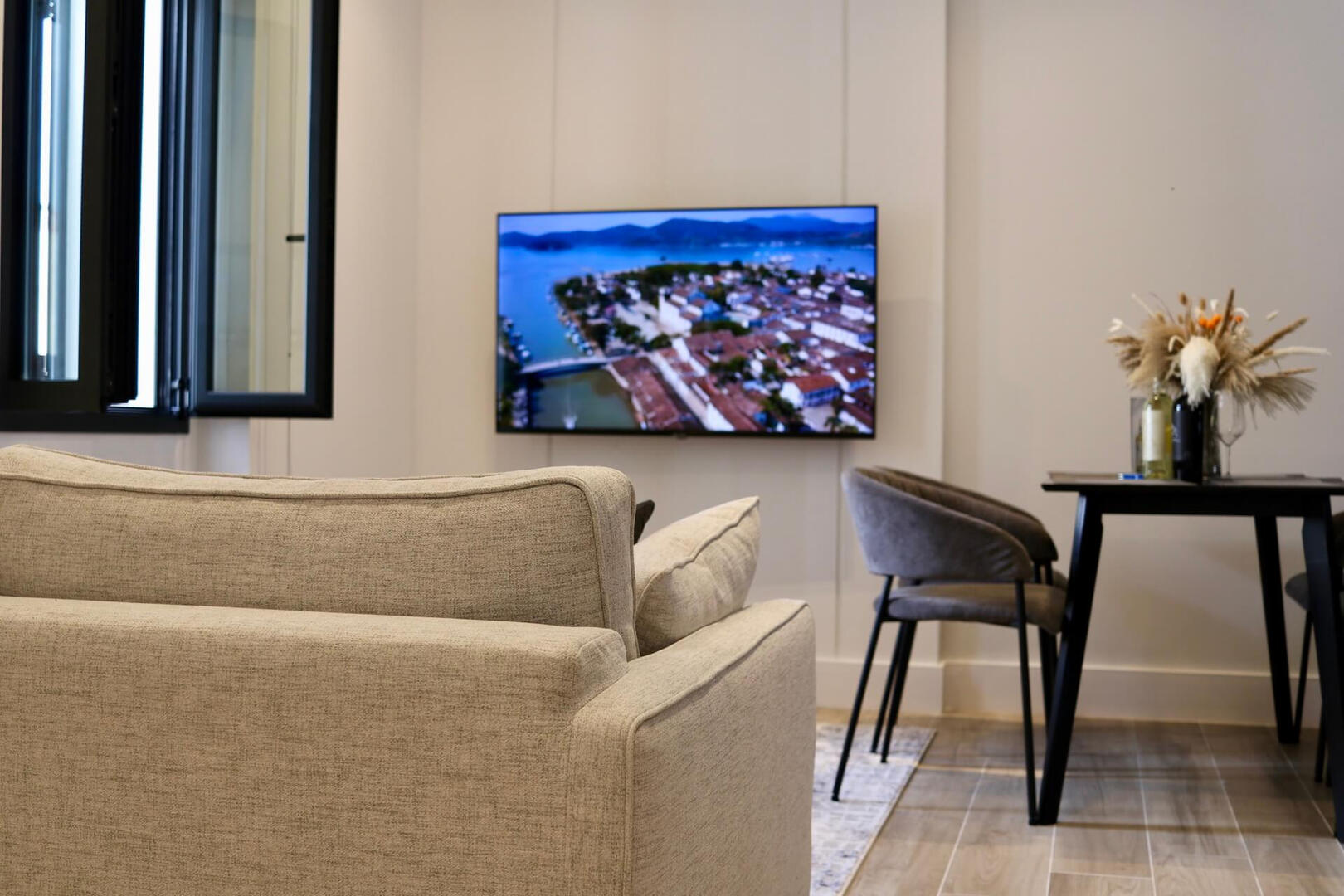 View From Behind Sofa